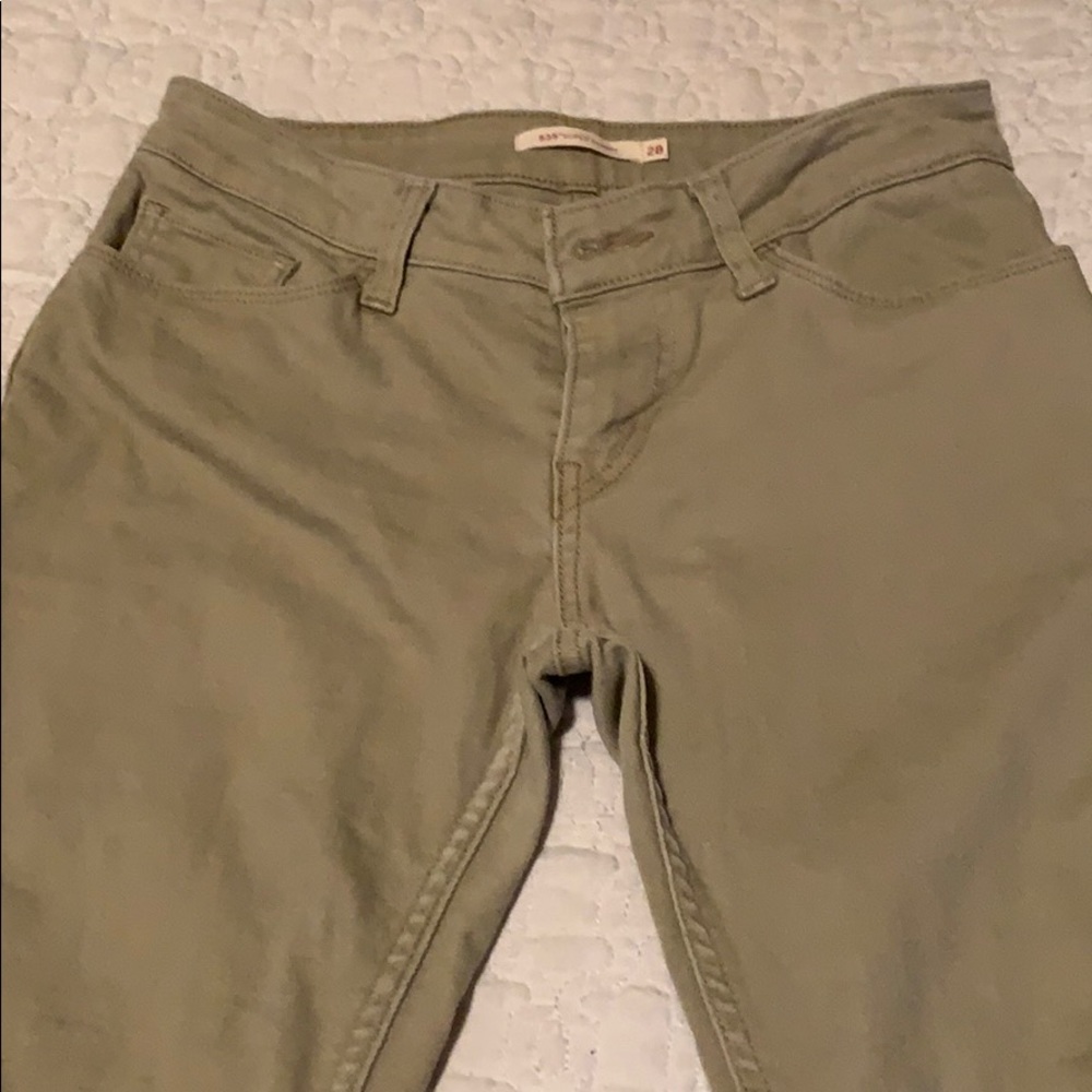 LEVI 535 SUPER SKINNY KHAKIS